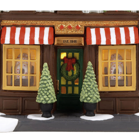 Christmas in the City Village - Chris' Kringles Figurine, 8.25"