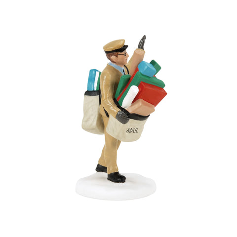 Christmas in the City Village - Delivered In The Nick Of Time Figurine, 2.56"