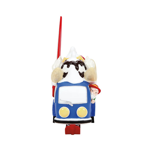 North Pole Series Village - Splits In A Blitz! Figurine, 4.92"