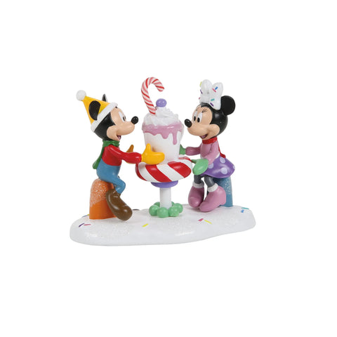 Disney Village - A Cocoa With A Cutie! Figurine, 2.75"