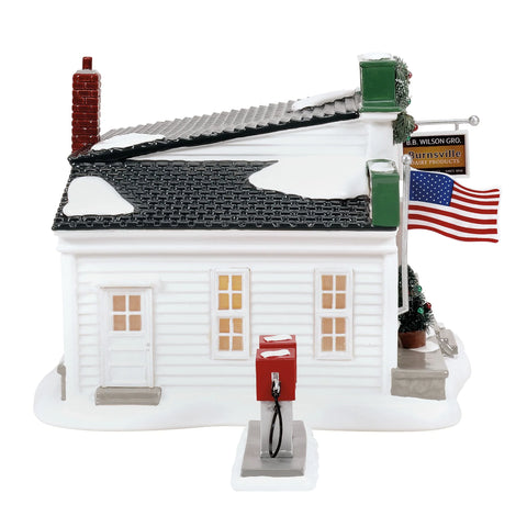 The Original Snow Village - Billy Brooks Grocer Figurine, 5.2"