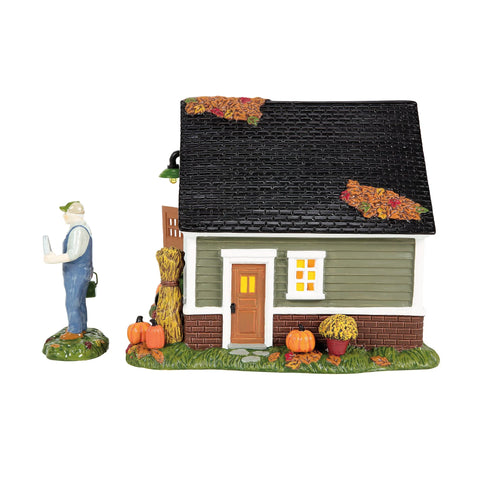Snow Village Harvest - Still Running Figurine, 5.71" (Set of 2)