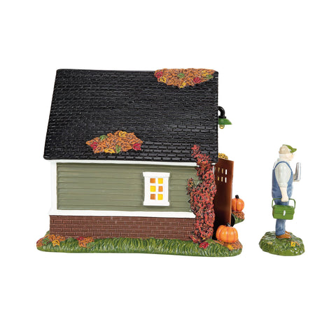 Snow Village Harvest - Still Running Figurine, 5.71" (Set of 2)