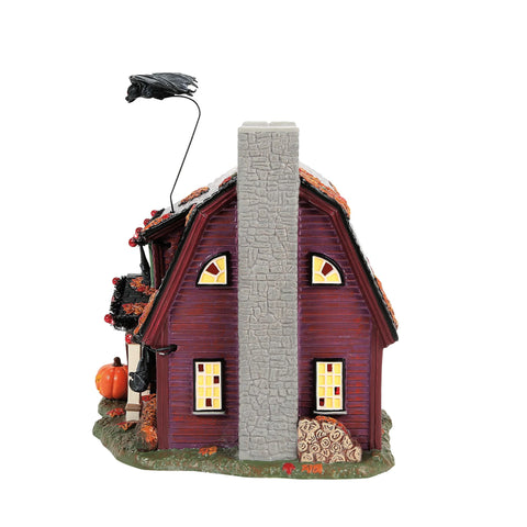 Snow Village Halloween - The Vampire House Figurine, 7.87"