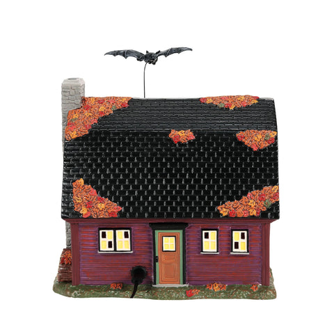 Snow Village Halloween - The Vampire House Figurine, 7.87"
