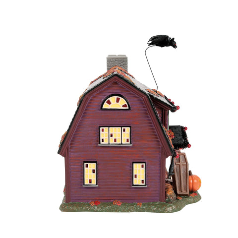 Snow Village Halloween - The Vampire House Figurine, 7.87"