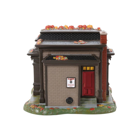 Snow Village Halloween - Halloween City Costume Shop Building Figurine, 6.26"