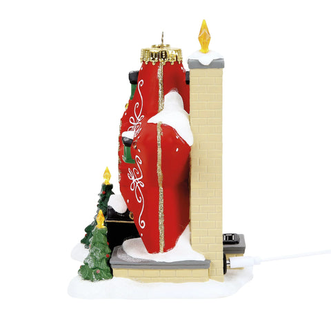 North Pole Series Village - Sparkle Star House Figurine, 7.24"