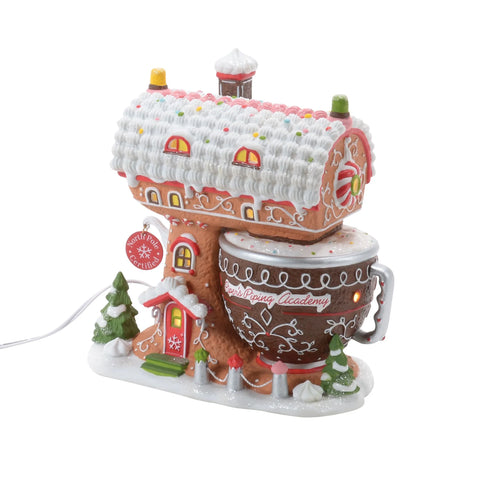 North Pole Series Village - Piper's Piping Academy Figurine, 6.5"
