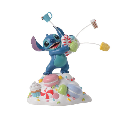 Disney Village - Stitch Orders It All Figurine, 3.74"