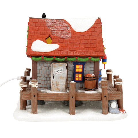 Disney Village - Pete's Crabby Christmas Figurine, 6"