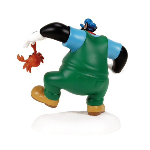 Disney Village - No One's Crabby At Christmas Figurine, 3.74"