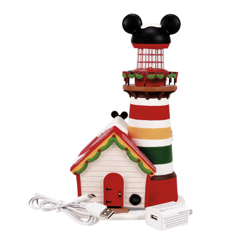 Disney Village - Keeping A Watch For Santa Figurine, 10.24"