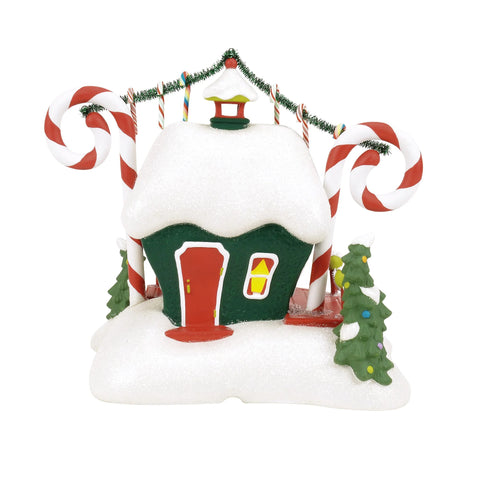 Grinch Village - Who-Ville Candy Cane Twisters Figurine, 7"