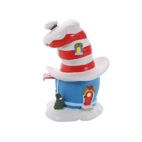 Grinch Village - Cat In The Hat Haberdashery Figurine, 8.25"