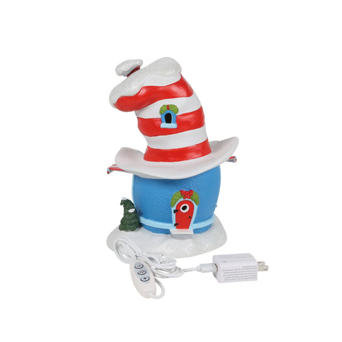 Grinch Village - Cat In The Hat Haberdashery Figurine, 8.25"