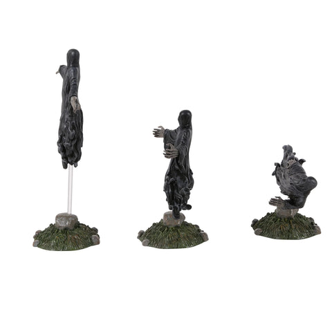 Harry Potter Village - Dementors Figurines, 7.4" (Set of 3)