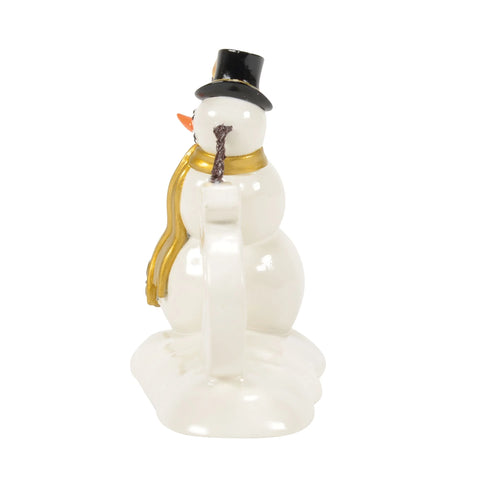 The Original Snow Village - 50th Lucky The Snowman 2026 Figurine, 3.35"