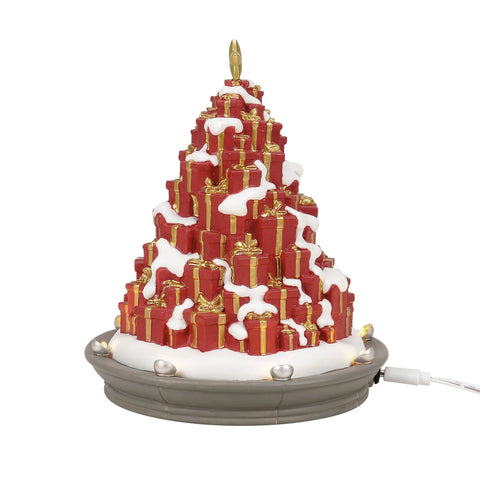 Village Accessories - A Season Of Giving Tree Figurine, 6.5"