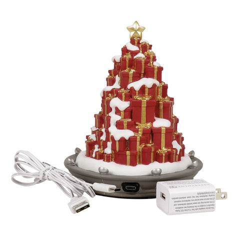 Village Accessories - A Season Of Giving Tree Figurine, 6.5"