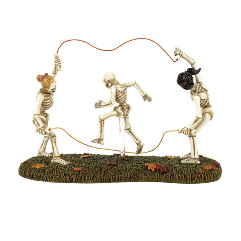 Snow Village Halloween - Bones Double Dutch Figurine, 5"