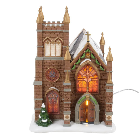 Dickens Village - 50th Church Fraternal Charity Figurine, 8.86"