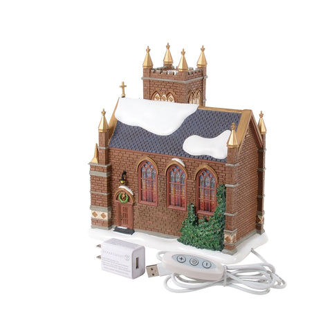 Dickens Village - 50th Church Fraternal Charity Figurine, 8.86"