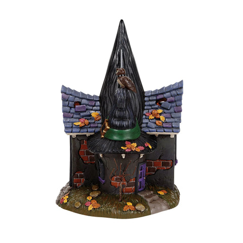 Snow Village Halloween - 50th Temple of Enlightened Hag Figurine, 10.24"