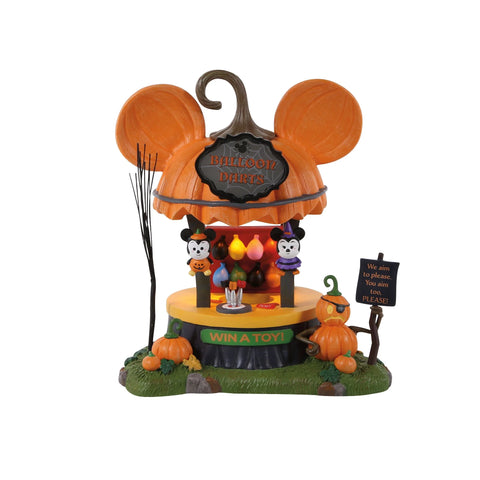 Disney Village - Balloon Darts Game Figurine, 6.1"