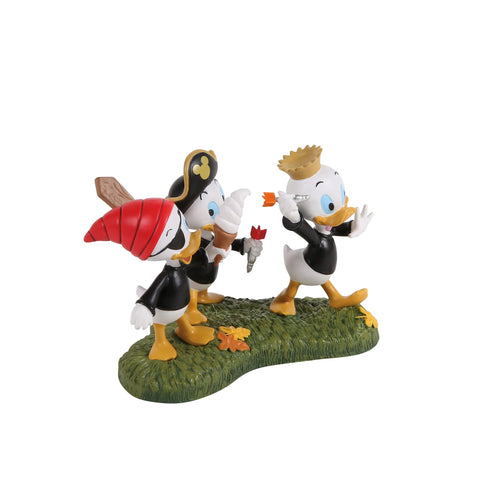 Disney Village - Huey Dewey Louie Take A Chance Figurine, 2.36"