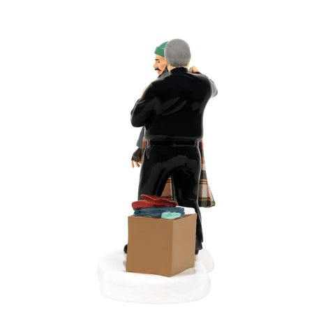 The Original Snow Village - 50th Warmed In His Grace Figurine, 3.74"