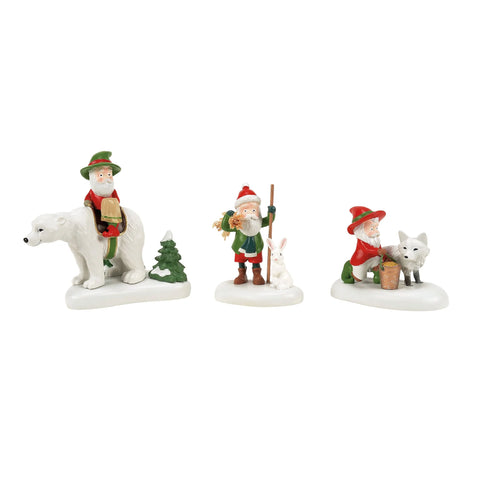 North Pole Series Village - 50th Three Wee Kings, 2.52" (Set of 3)