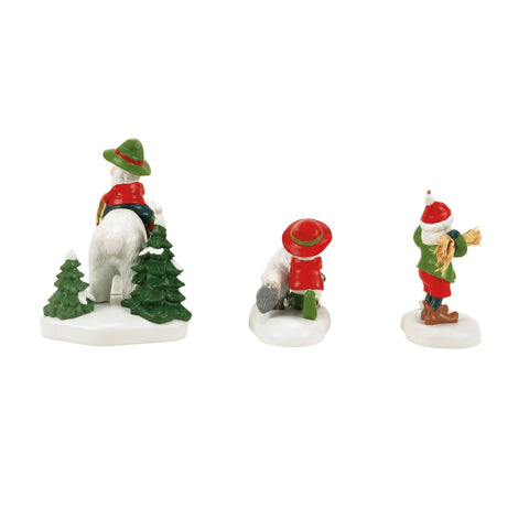 North Pole Series Village - 50th Three Wee Kings, 2.52" (Set of 3)