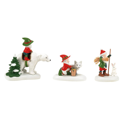 North Pole Series Village - 50th Three Wee Kings, 2.52" (Set of 3)
