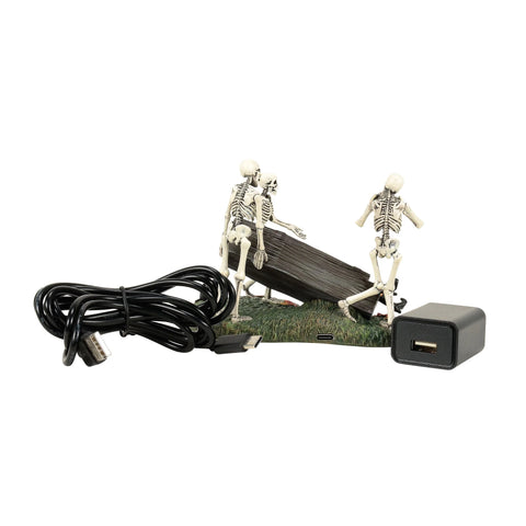 Snow Village Halloween - 50th The Clumsy Cortege Figurine, 4"