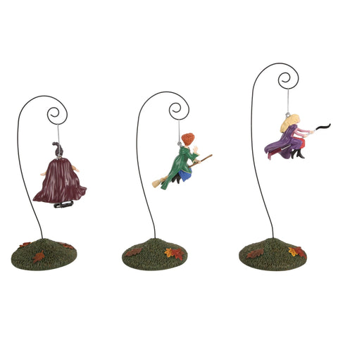 Hot Properties Village - On Modern Brooms Figurines, 10" (Set of 3)