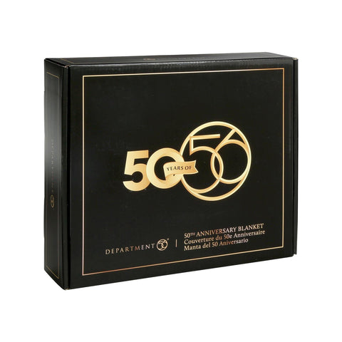 Deparment 56 50th Anniversary Blanket, 60"