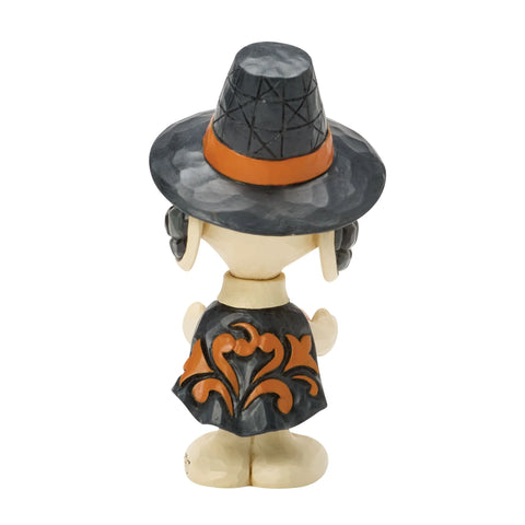 Jim Shore Peanuts Snoopy with Pumpkin Pie Mini Figurine, 3.75"