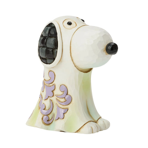 Jim Shore Snoopy Ghost Mini Figurine, 3"