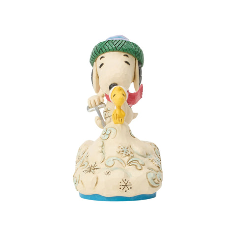 Jim Shore Peanuts Snoopy Shoveling Snow Figurine, 4.75"