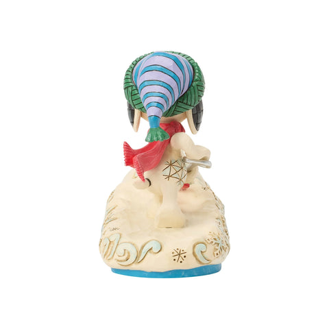 Jim Shore Peanuts Snoopy Shoveling Snow Figurine, 4.75"