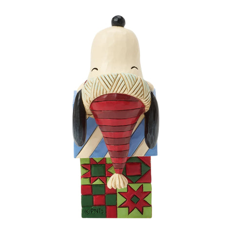 Jim Shore Peanuts Snoopy and Woodstock Gifts Figurine, 4"
