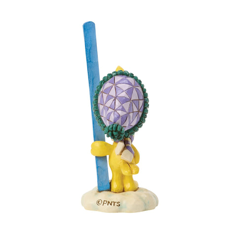 Jim Shore Peanuts Woodstock with Skis Mini Figurine, 3.3"
