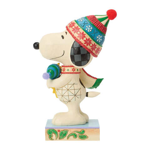 Jim Shore Peanuts Snoopy Hugging Woodstock Figurine, 8"
