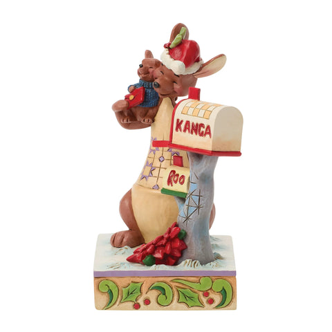 Jim Shore Disney Traditions Kanga & Roo Christmas Figurine, 5.25"