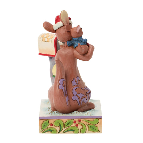 Jim Shore Disney Traditions Kanga & Roo Christmas Figurine, 5.25"