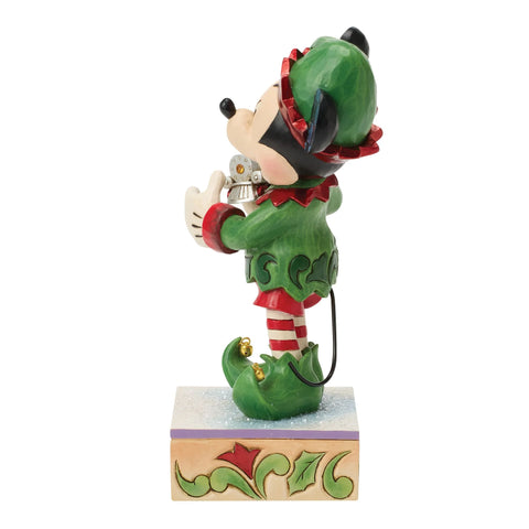 Jim Shore Disney Traditions Mickey Elf Special Edition Figurine, 7.75"
