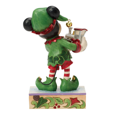 Jim Shore Disney Traditions Mickey Elf Special Edition Figurine, 7.75"
