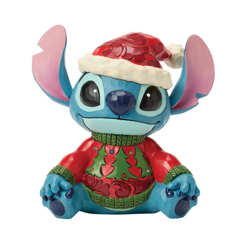 Jim Shore Disney Traditions Stitch Sweater LED Figurine, 7"