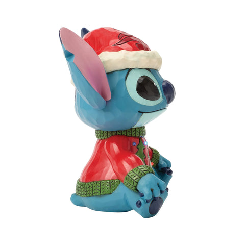Jim Shore Disney Traditions Stitch Sweater LED Figurine, 7"